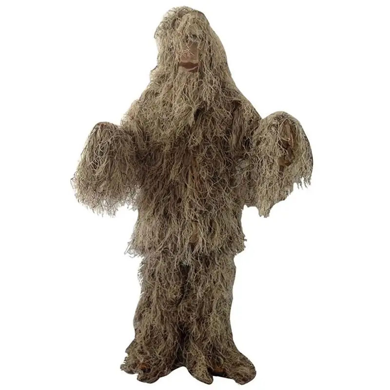 

LumiParty Woodland Desert CS Camouflage Suit Secretive Hunting Clothes Sniper Army Airsoft Uniform