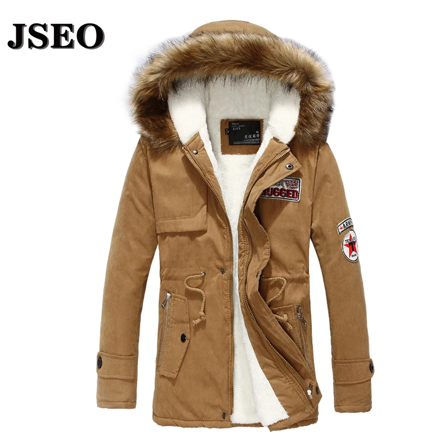 JSEO Winter Brand Men Canada Jacket 2016 Male Duck Down Jacket Large