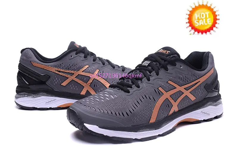 Горячая распродажа Новые ASICS GEL-KAYANO 23 T646N мужские кроссовки спортивная обувь кроссовки Удобная уличная спортивная обувь