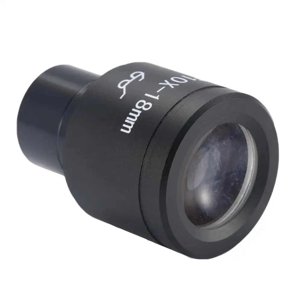 

Wide Field WF10X Eyepiece Field View 18mm for Biological Microscope Optical Lens Ocular with Reticle Scale