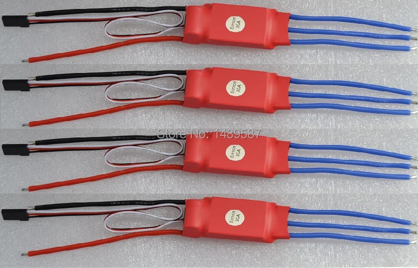 

4pic 30A SimonK Firmware Brushless ESC w/ 3A 5V BEC for RC Quad Multi Copter Wholesale Quality