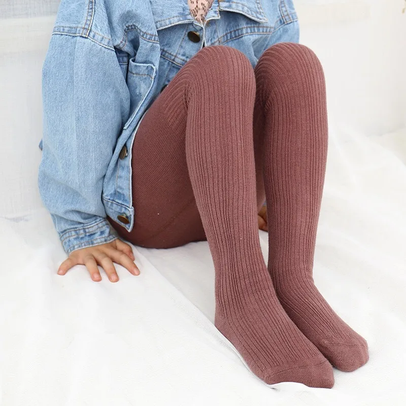 Детские трикотажные хлопковые колготки для девочек|toddler tights|girls pantyhosebaby stockings |