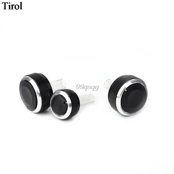 

3 Pcs A/C Car Styling Air Condition Panel Control Switch Knob For GOLF 4 MK4 Bora Passat B5 New Drop shipping