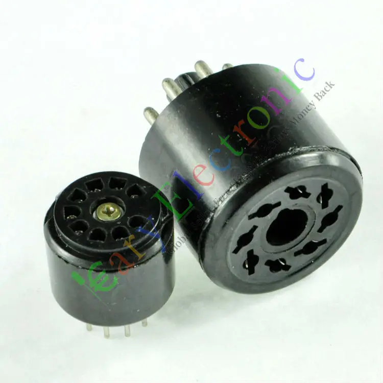 Вакуумная трубка Bakelite 1 шт. 9pin Fr 12AX7 + 8pin Octal DIY Бесплатная доставка опт и розница|test socket|vacuum tube testtube socket saver |