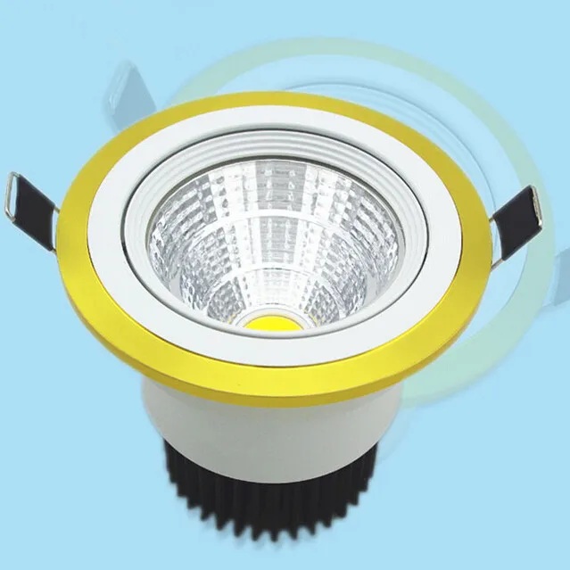 

Newest LED Downlight COB 10W/15W/25W Spot Light Ceiling Recessed Lamp Home Decoration Light AC85-265V COB Downlights