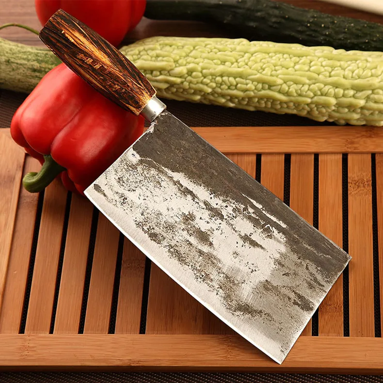 Chu family ручная работа кованый тутовидный нож в виде ракушки стальной китайский стиль нож шеф-повара кухонный нож для резки мясной овощной нож ножи для нарезки