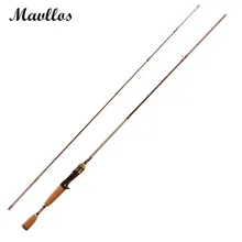 Mavllos Carbon Fiber 1.68m M Power Casting Rod Lure Weight 7-21g Two Section Saltwater Lure Fishing Rod