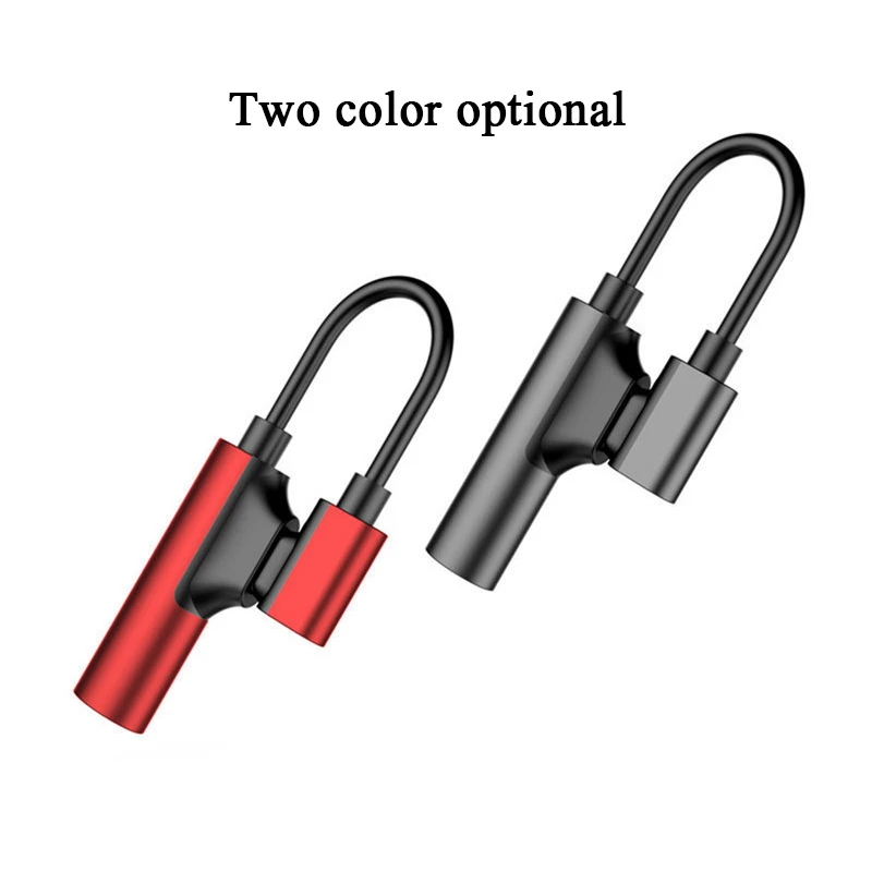 

usb type c to 3.55mm jack audio splitter headphone cable Earphone aux 3.5 Adapter charger usb-c for xiaomi mi 8 for huawei nova3