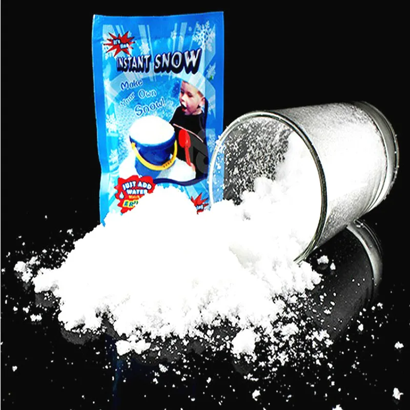 

1pcs Christmas Snow Magic Tricks Sachets Fireplace Pit Patio Toy Professional Magicians Pyrotechnics Holiday Gift