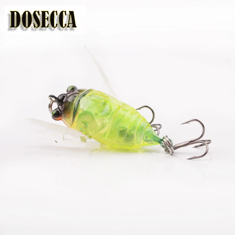 1 шт. бионические приманки для рыбной ловли в виде цикады из жесткие рыболовные 4 3