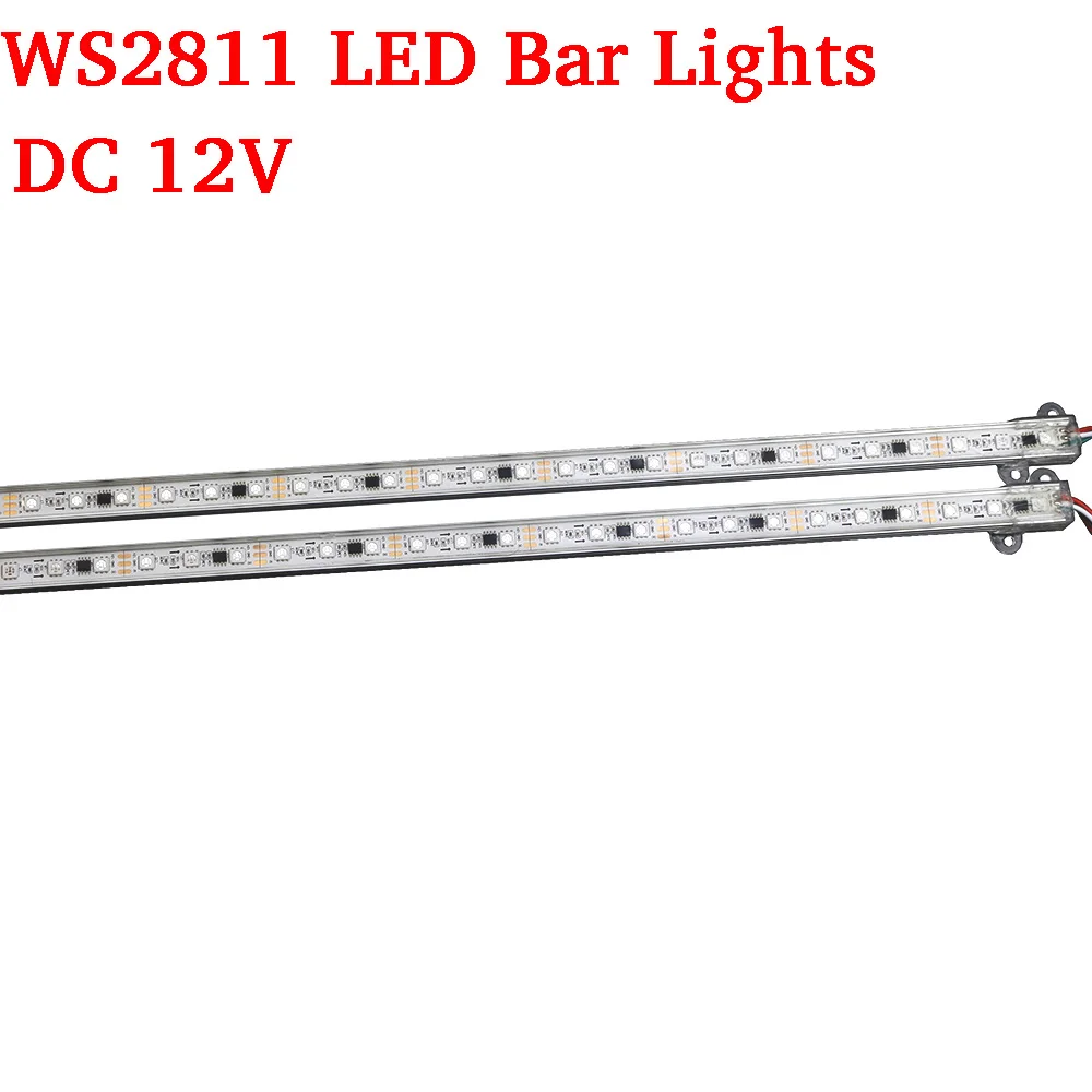 300mm 10pcs White 15 SMD LED Light Car Truck Boat Super Bright Decor Soft Strips