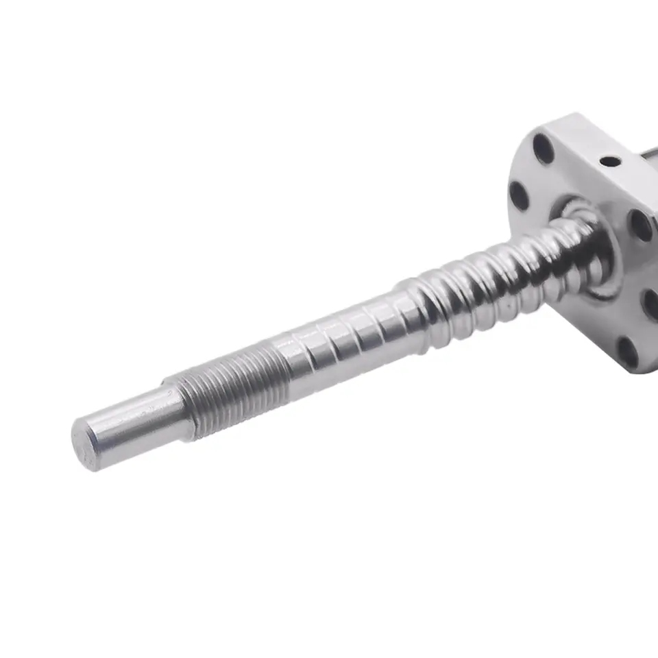 SFU1204 SET:RM1204 Rolled Ball Screw C7 with End Machined + Nut Housing + 1204 Ball Nut+BK/BF10 + Coupling image 3