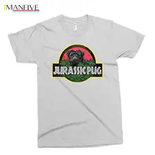 White Pug Tastic футболка мопсы не наркотики удивительный смешной парк юрского периода Great Lege