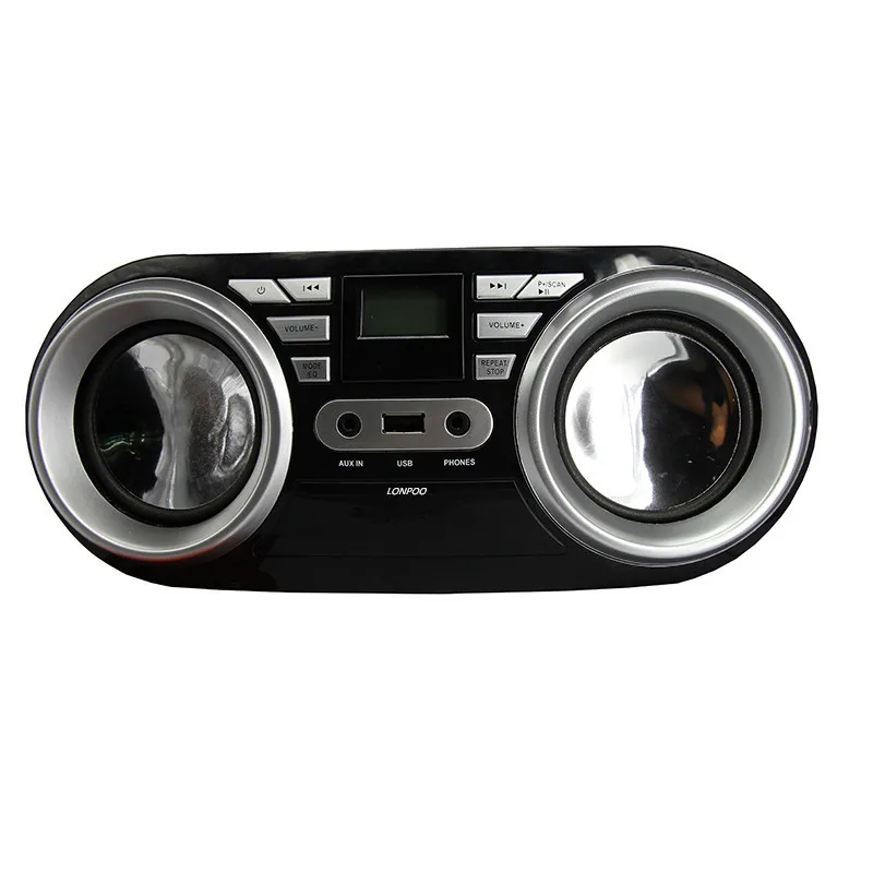 LONPOO новейший CD динамик Bluetooth Мультимедийный USB fm радио беспроводной стерео
