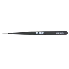 Anti static Tweezers Stainless Steel Non magnetic Fine Tip Straight Forceps Chip Repair Tweezers font b