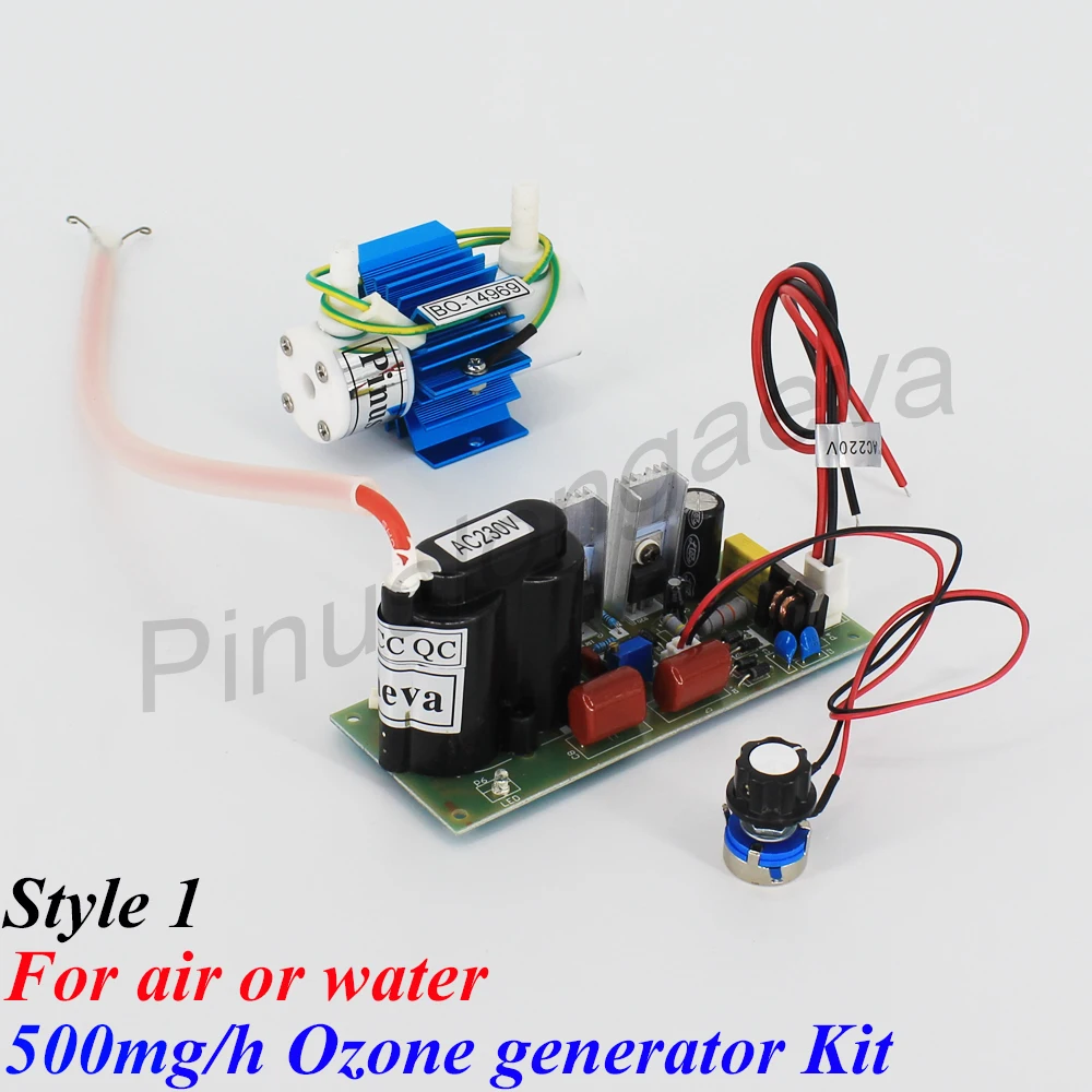 

Pinuslongaeva 0.5G/H 500mg Style 1 adjustable Quartz tube type ozone generator Kit ozone for blood therapy medical therapy