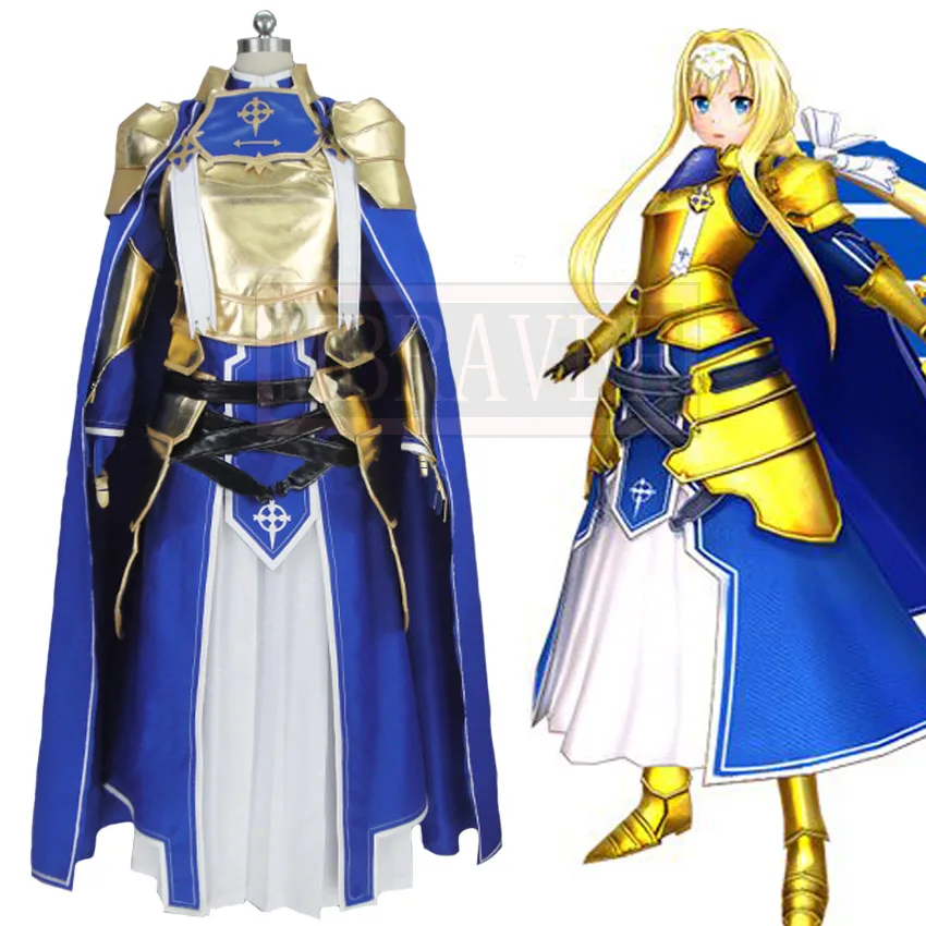 Sword Art Online Alicization SAO Alice Synthesis Thirty Cosplay Costume Halloween Uniform Custom Made Any Size