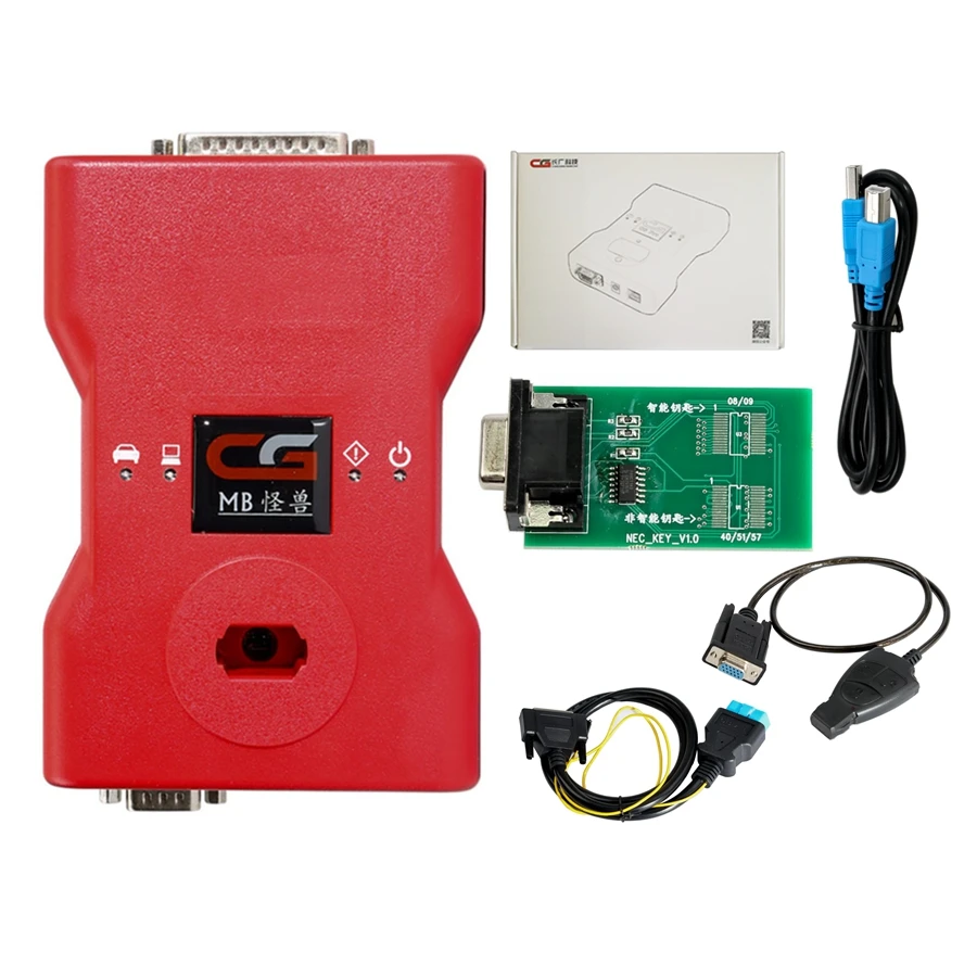 CG MB For Benz Original CGDI Prog Monster Support All Key Lost Fastest Add Key CGDI For Benz Auto Key Programmer Update Online