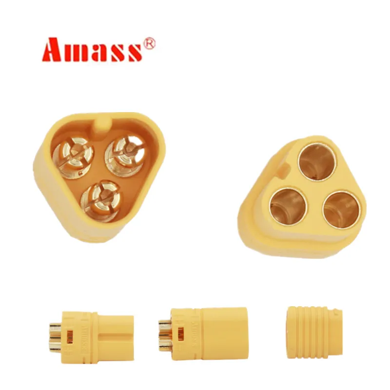 

1 Pair AMASS MT60 Motor Plug Connector Set for RC Multicopter Quadcopter Airplane 25% OFF