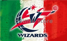 Washington Wizards Flag 3×5 FT 150X90CM Banner 100D Polyester NBA flag