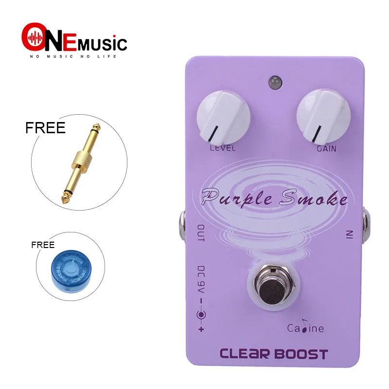 

Caline CP-22 Purple Snake Clear Boost Guitar Effects Guitar Pedals Boost Effects+Free Connector