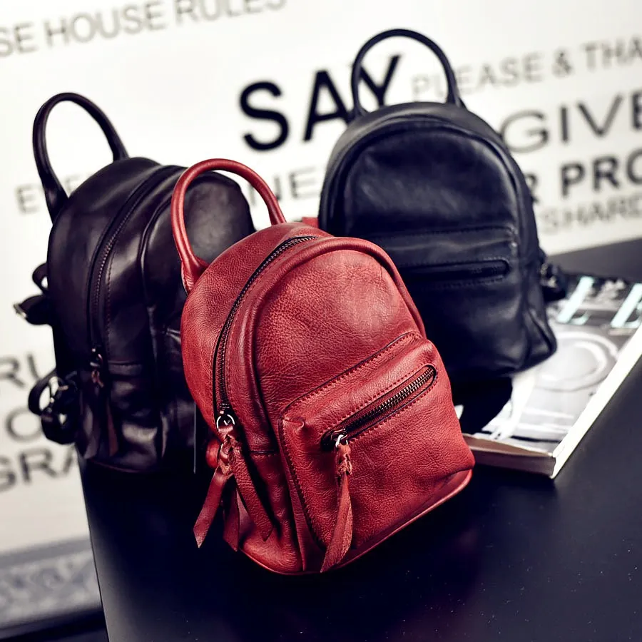 

2019 new top layer cowhide handmade shoulders portable multi-function large capacity fashion simple women's leather bag