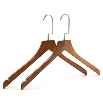 

Jetdio Wood Collection Shirt Clothes Blouse Hanger with Flat Top, Antique Finish (12 Pieces/Lot)