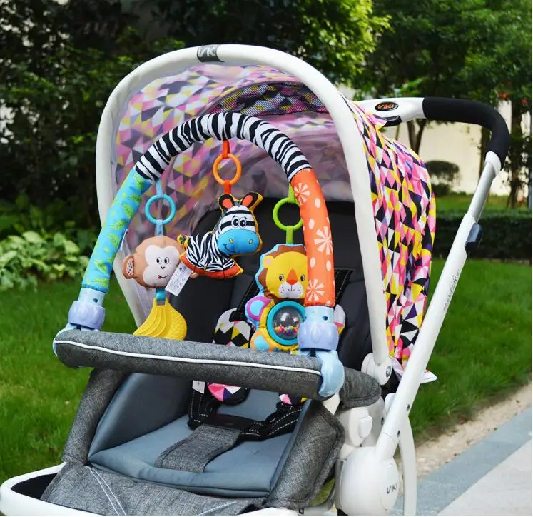 Новые милые спираль активность коляска автокресло кроватка Babyplay путешествия игрушки, погремушки для младенцев игрушки мобильные телефоны 20% off