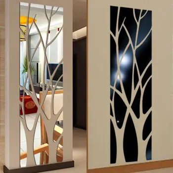 

3D Tree Mirror Sticker Wall Room Removable DIY Art Decal Decor Creative Mural