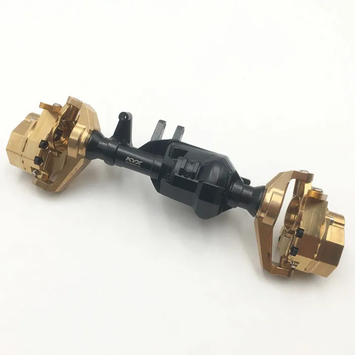 

1PC Model Car Front Axle Housing Metal Front Axis Bridge Cover Shell with Copper Hub Carrier for RC Climbing Cars Upgrade