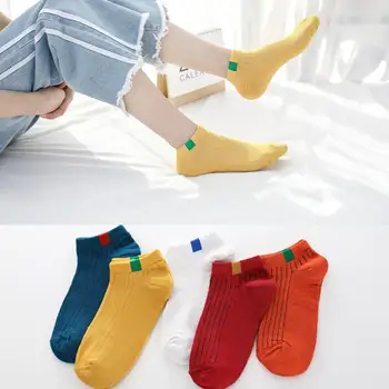 

yishine 10 Pairs 2019 Comfortable Cotton Socks Woman Slippers Short Ankle Socks in Ten Colour High Quality New Fashion