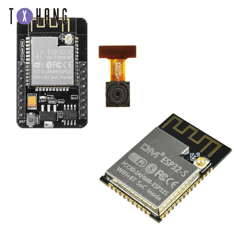 

ESP32-CAM ESP-32S WiFi Module ESP32 serial to WiFi ESP32 CAM Development Board 5V Bluetooth with OV2640 Camera Module