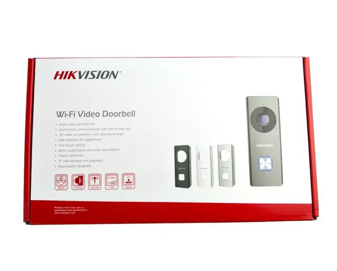 Hikvision WiFi видео звонок DS KB6403 WIP fisheye 1080 P Встроенный всенаправленный микрофон