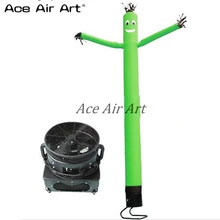 Рекламные надувные ветряные трубы человек, надувные воздушные танцоры поставляются с мощным электрическим вентилятором