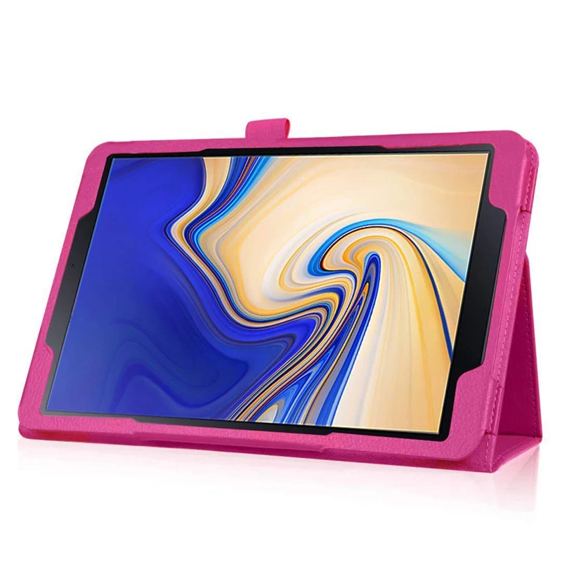 US $690.00 200Pcslot PU Leather Smart Folio Cover with Stand Auto SleepWake Feature for Samsung Galaxy Tab S4 105 inch T830T835 Tablet