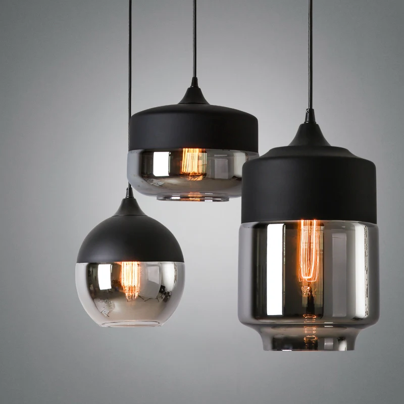 

JAXLONG Modern LED Kitchen Dining Bar Pendant Lights Island Dining Living Room Decor Counter Glass Pendant Lamps Lighting
