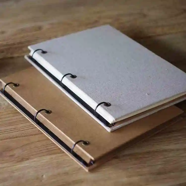 DIY льняной самоклеящийся недоровый фотоальбом свадебный альбом ретро семейный