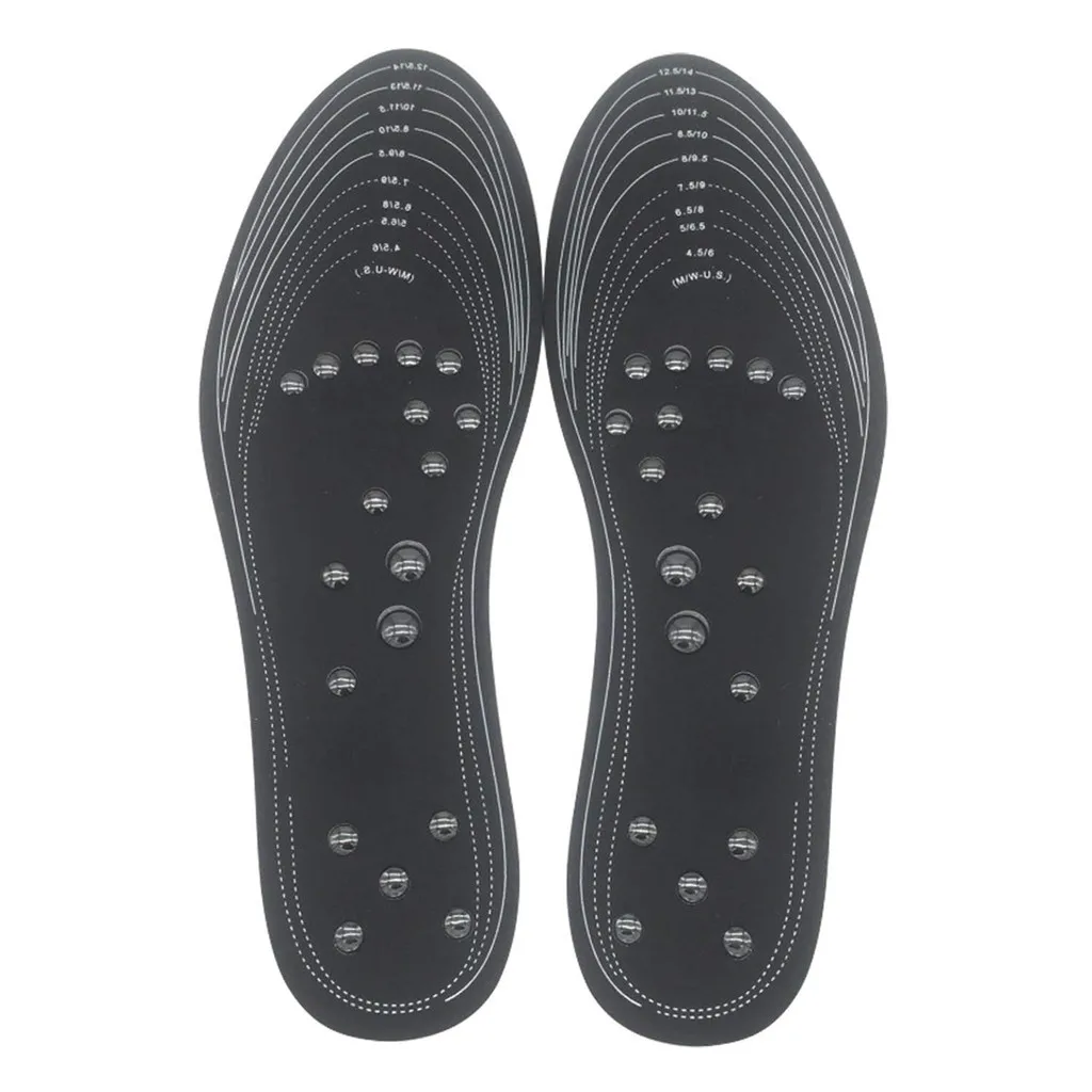 New Foot Care Tool Foot Massage Insole 1Pair Magnetic Massage Shoe Pads Memory Foam Feet Care Professional Comfort May27
