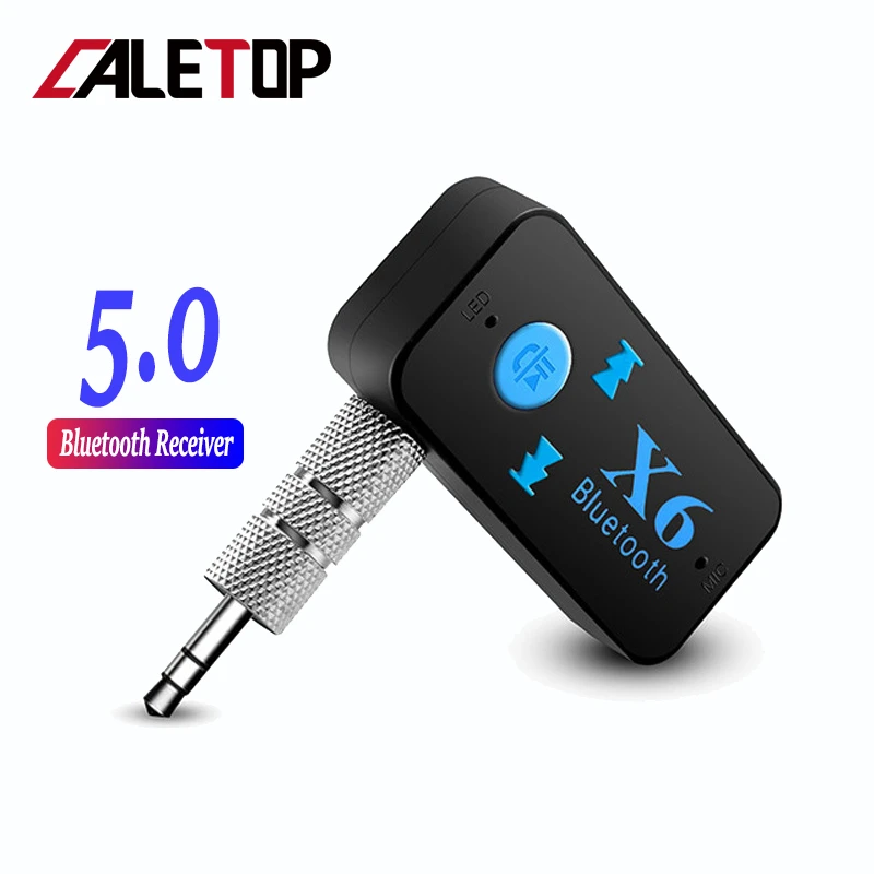 3.5mm AUX Car Bluetooth 4.1 Wireless Receiver Adapter Stereo Audio Music w/ Mic