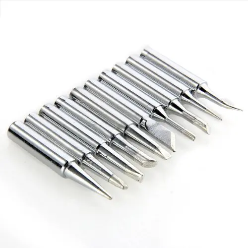 best soldering iron for electronics 10 Tips Set  Soldering Iron Tips Solder Tip Lead-free Screwdriver Iron Tip 900-T-I/ BK/ 1.6D/ 2.4D/ 3.0D/ 2C/ 3C/ 4C best soldering iron