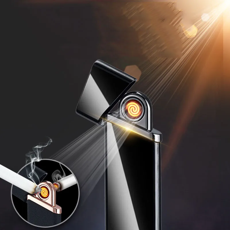 Frosted Shell Wire Heating Ignition Cigarette Lighter Outdoor Windproof