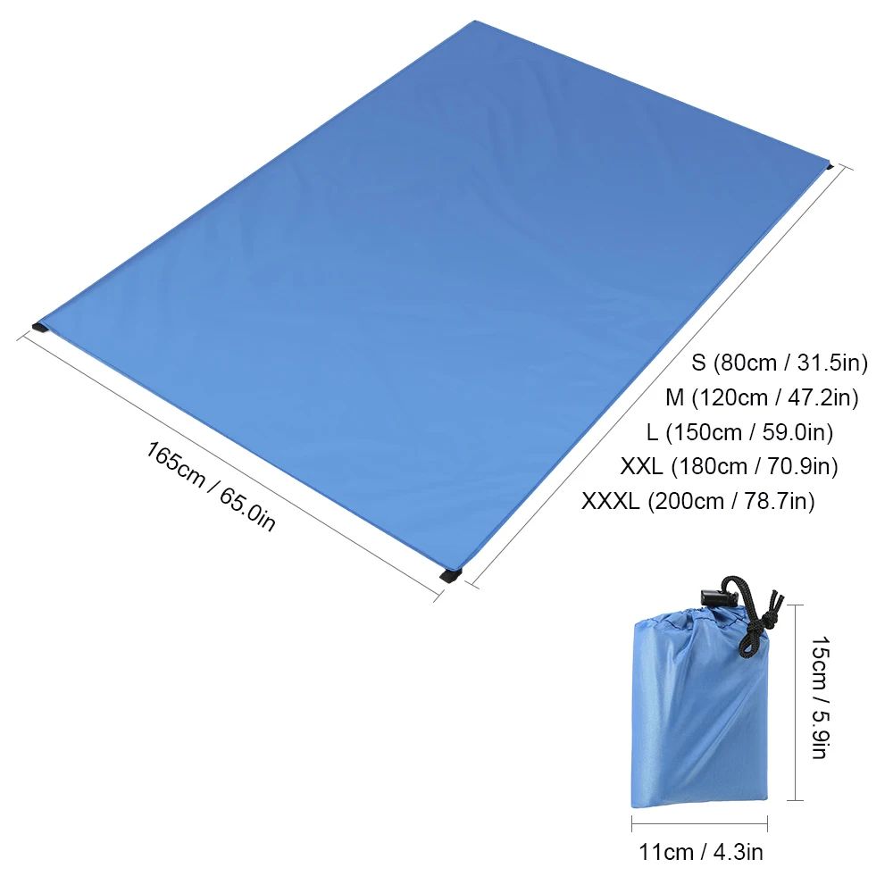 Походный коврик водонепроницаемый Карманный пляжное одеяло легкий компактный коврик для пикника на открытом воздухе лист брезент для сна