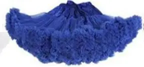 Vintage Puffy Short Women Crinoline Tutu Skirts Short Bridal Petticoats Cosplay Underskirt Rockabilly Tutu Party Mini Skirts royal blue