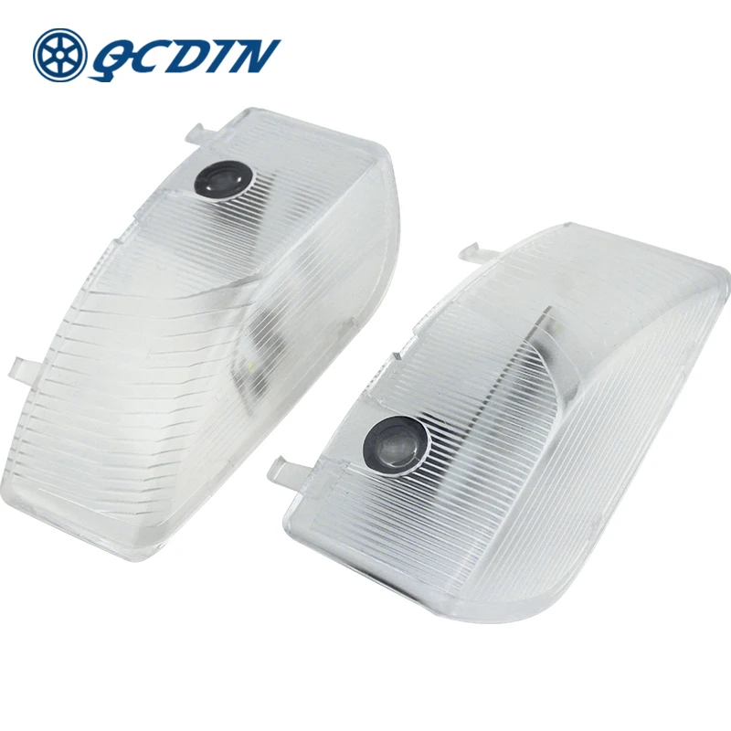 QCDIN زوج لمازدا LED باب السيارة مرحبا ضوء شعار كشاف ضوء ل MAZDA6 RX8 ATENZA CX-9 RUIYI MAZDA8 MPV