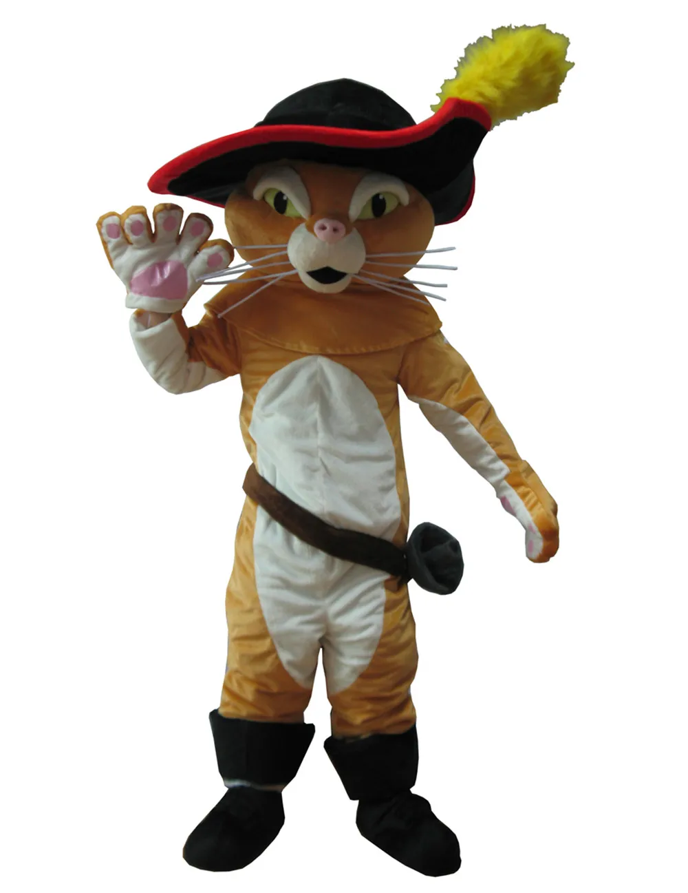 

Adult Puss The Boots Cat Mascot Costume Party Costumes Carnival Costumes Fancy Dress Costumes Free Shipping