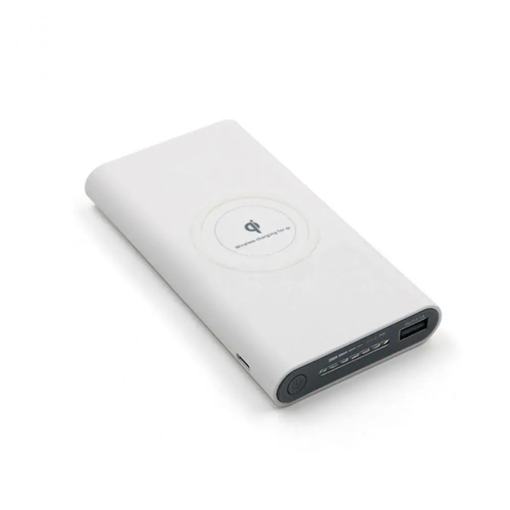 Wireless Charger Power Bank 10000mah Portable Dual USB with Digital Display External Battery Powerbank for iphone X 8