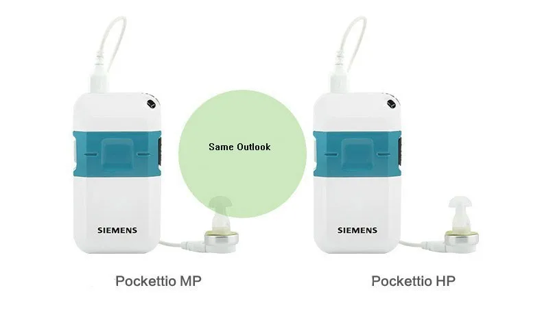 Цифровой карманный слуховой аппарат Siemens Pockettio DMP для умеренных и тяжелых потерь