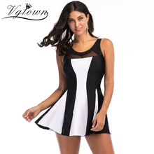 VGTOWN, сексуальный женский купальник, плюс размер, винтажный Полосатый Танкини, набор, купальник, бандо, купальник, купальный костюм, шорты, S-5XL