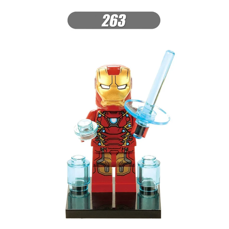 

Marvel Captain America Civil War Super Heroes mini Iron Man  figures 50pcs/lot Building Toy Compatible with MK46