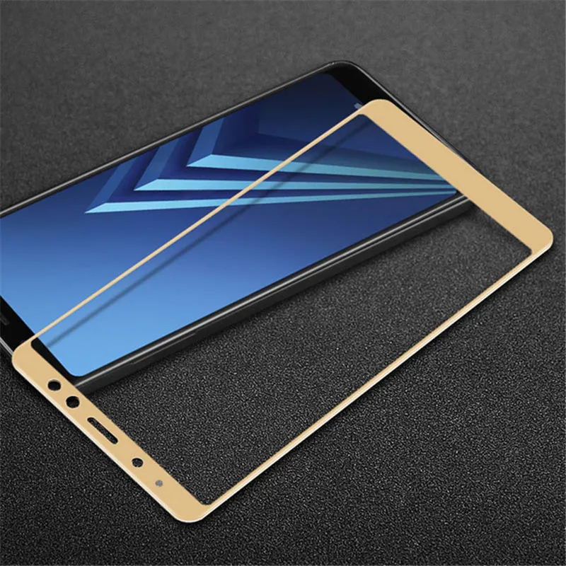 CAPAME для Samsung A7 2018 Защитное стекло экрана протектор Galaxy A5 2017 A3 2016 A6 A8 A9S закаленное